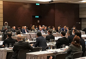 參加者於Mare Forum Hong Kong 2017對國際航運業的未來發表意見。
