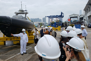 Participating students of the MAIS visited the Government Dockyard on 6 August 2021.