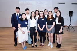 Student participants of the Maritime and Aviation Internship Scheme 2018.