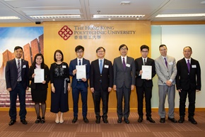 Three students of the Bachelor of Business Administration (Honours) in International Shipping and Transport Logistics Programme of the Hong Kong Polytechnic University were awarded the Hong Kong Nautical and Maritime Scholarship in the 2017/18 academic year.